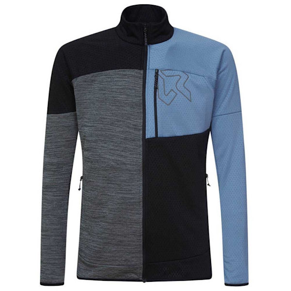 Rock Experience Kobra Mock Neck Vetoketjullinen Fleecetakki Sininen,Harmaa XL Mies
