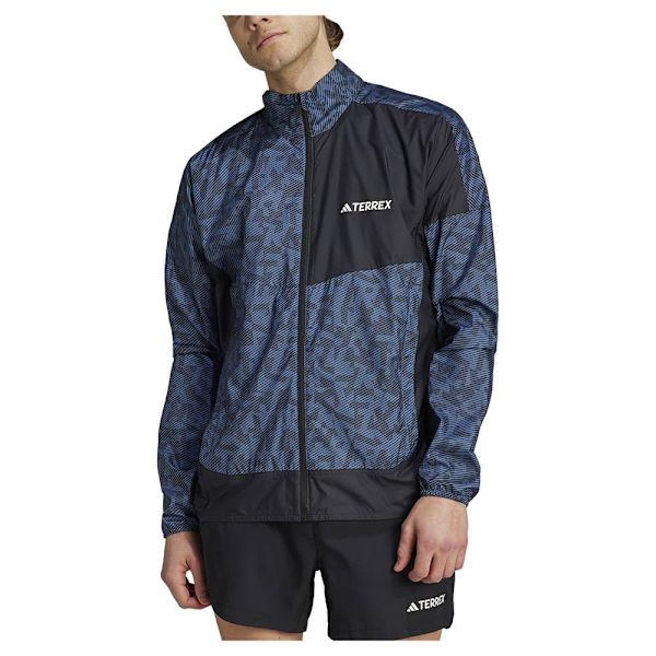 Adidas Jacka Terrex Trail Windbreaker Blå M Man
