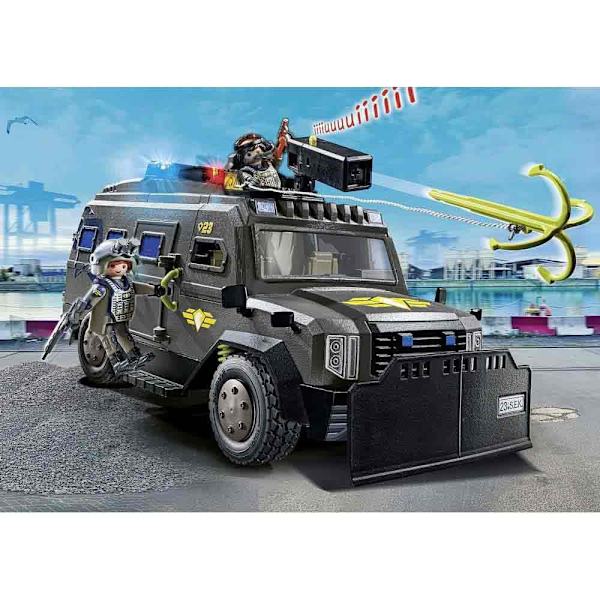 Playmobil Erikoisjoukkojen Maastoautojen Rakentamispeli Kirkas