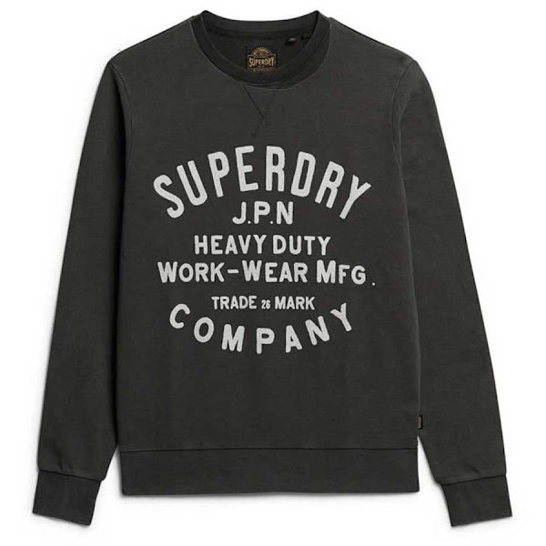 Superdry Machined Goods Workwear Sweatshirt Grøn L Mand