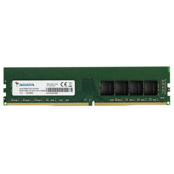 Adata Ram-hukommelse Ad4u26668g19-sgn 1x8gb Ddr4 2666mhz Grøn