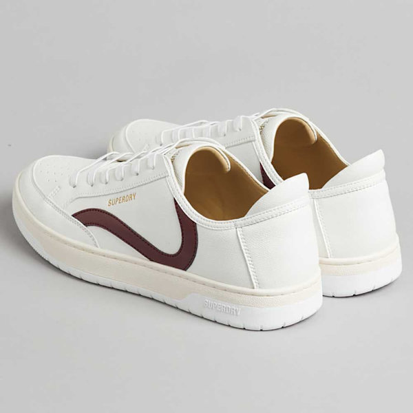 Superdry Utbildare Vintage Vegan Low Top Vit EU 42 Man
