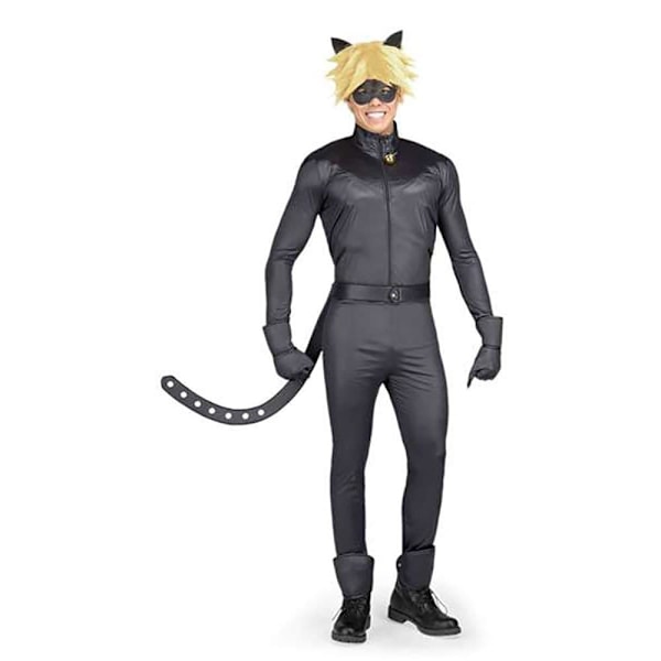Viving Costumes Med Jacka Jacka Kostym Cat Noir  M-L
