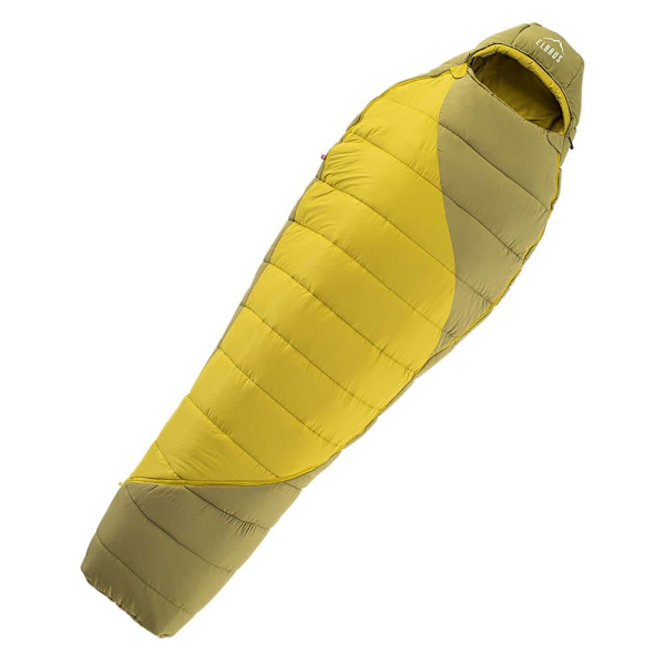 Elbrus Sovsäck Karakol Primaloft Gul Regular / Right Zipper