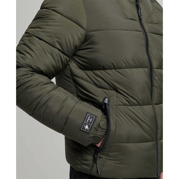 Superdry Jakke Non Hooded Sports Puffer Grøn 2XL Mand