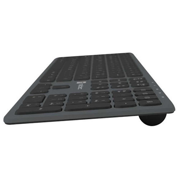 Natec Langaton Näppäimistö Dolphin Slim Musta Spanish QWERTY
