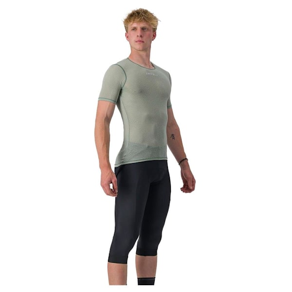 Castelli Pro Mesh 2.0 Kortærmet Baselayer Grøn S Mand
