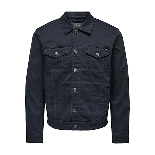 Only & Sons Coin Life Colour 4453 Denimjakke Blå S Mand