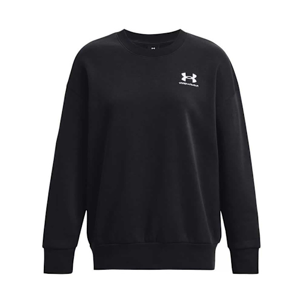 Under Armour Sweatshirt Essential Fleece Os Crew Sort XS Kvinde