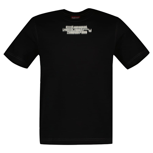 Diesel Kortærmet T-shirt Just Slits N6 Sort L Mand