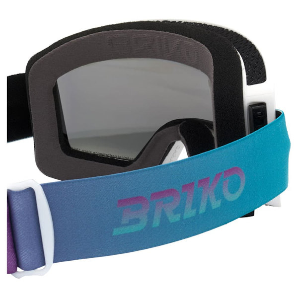 Briko Frostbite Junior Skibriller Blå Purple Green Mirror/CAT2