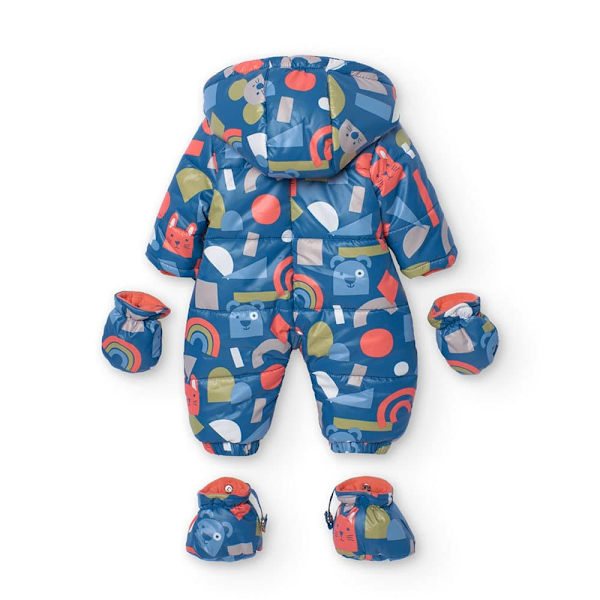 Boboli Technical Fabric Babygrow Overall Flerfärgad 1 Months Pojke