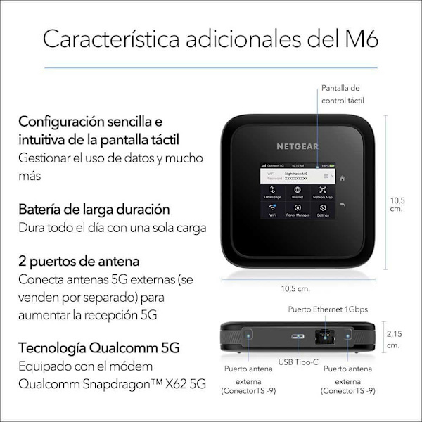 Netgear Trådløs Router Nighthawk 5g Mobile Transparent