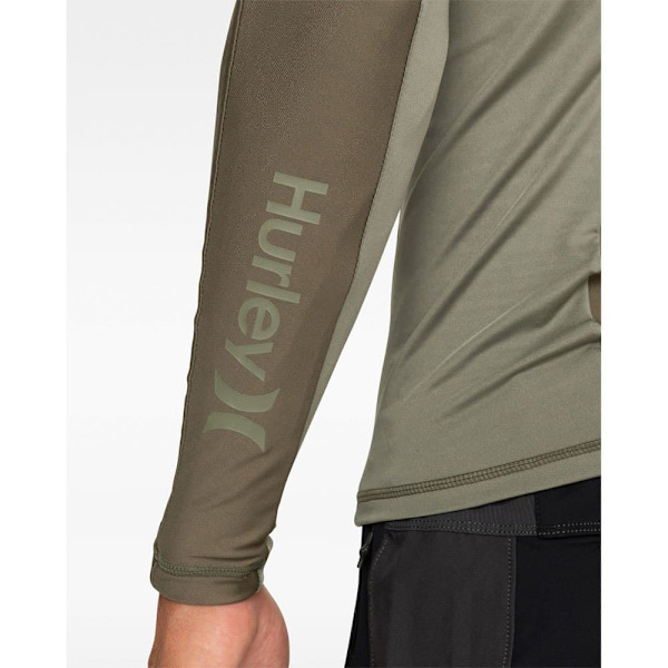 Hurley Långärmad Surf T-shirt Chnnl Crssng Pddl Sries Grönt XL
