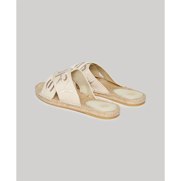 Superdry Cross Strap Espadrillot Kultainen EU 38 Nainen
