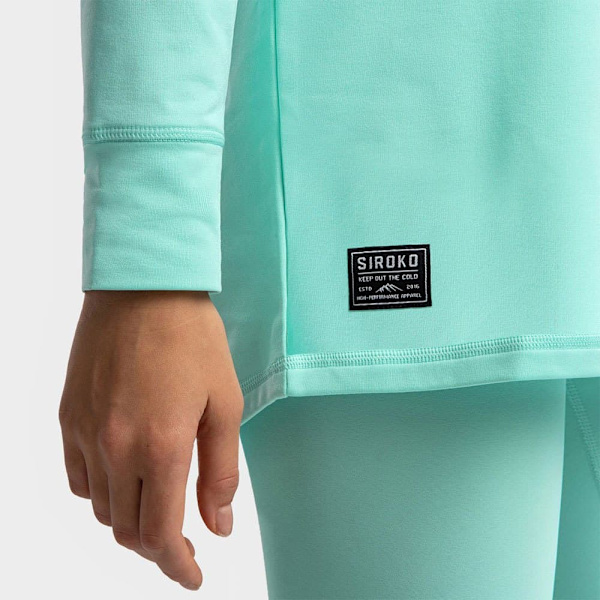 Siroko Slush Langærmet Baselayer Grøn M Kvinde