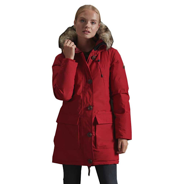 Superdry Takki Rookie Down Punainen XS Nainen
