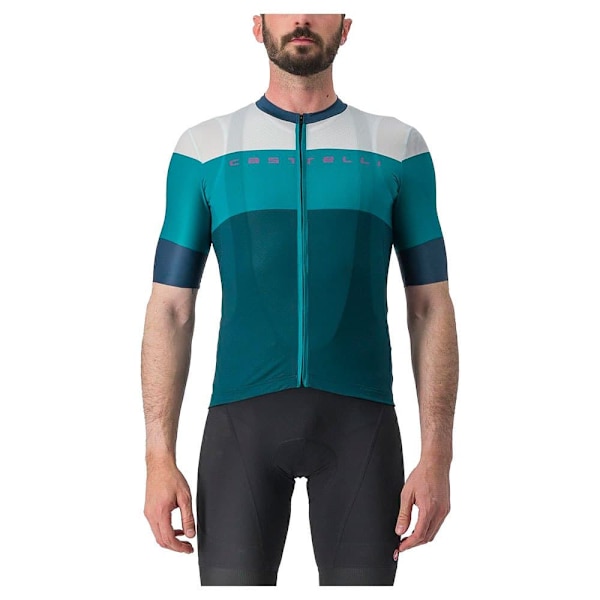 Castelli Kortärmad Tröja Sezione Blå XL Man