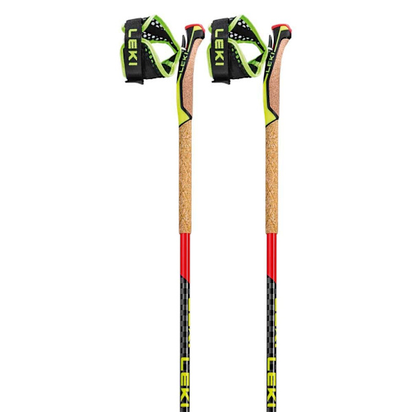 Leki Alpino Polacker Mezza Race Gul 140 cm