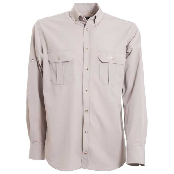 Pasion Morena Lang ærmet Skjorte Safari Beige XL
