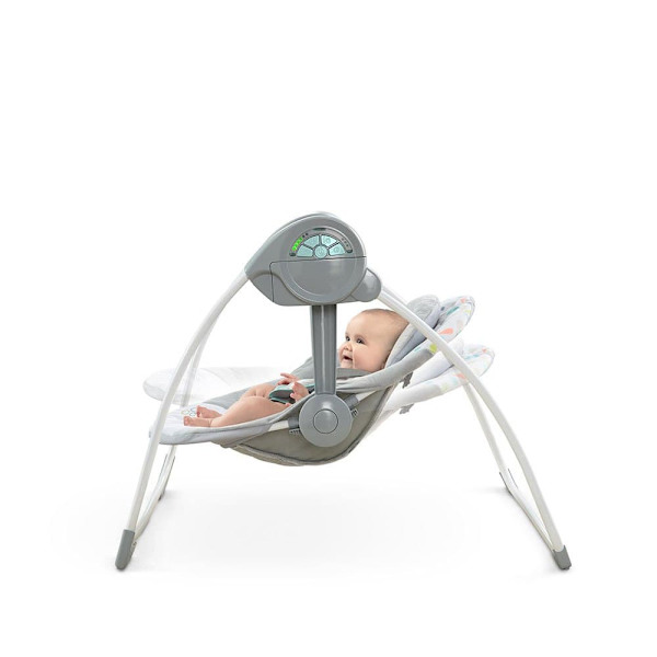 Ingenuity Fantasifull Forest Portable Swing Vit,Grå