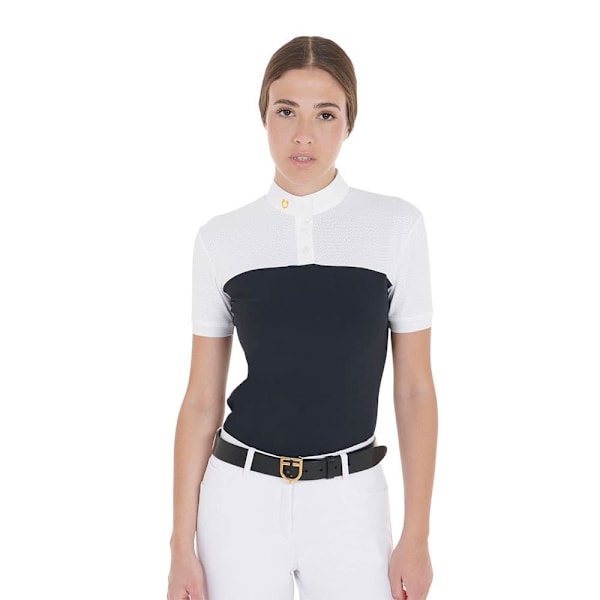 Equestro 1/2 Mesh Kortærmet Polo  S