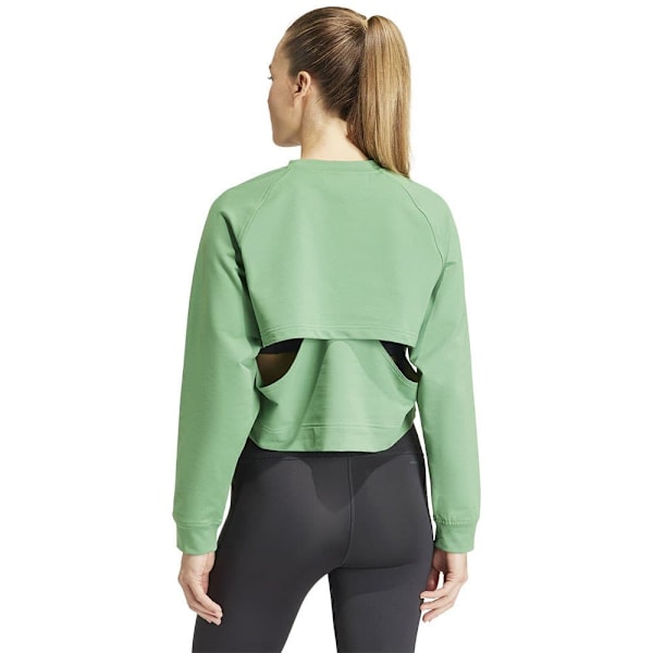 Adidas Tröja Power Cover Up Grönt XL / Regular Kvinna