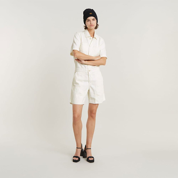 G-star Painter Playsuit Beige M Nainen