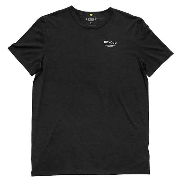 Devold Of Norway Active Worn By T-shirt Med Korta ärmar Svart S Man