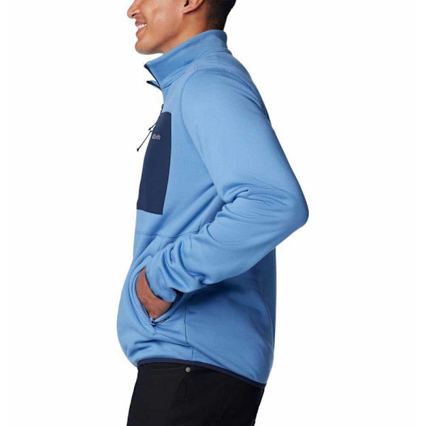 Columbia Hike™ Halv Lynlås Sweatshirt Blå M Mand
