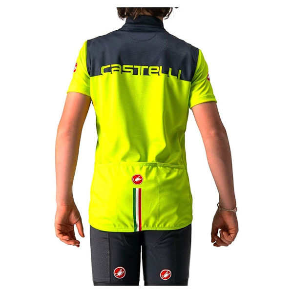 Castelli Kortærmet Jersey Neo Prologo Grøn 8 Years Dreng