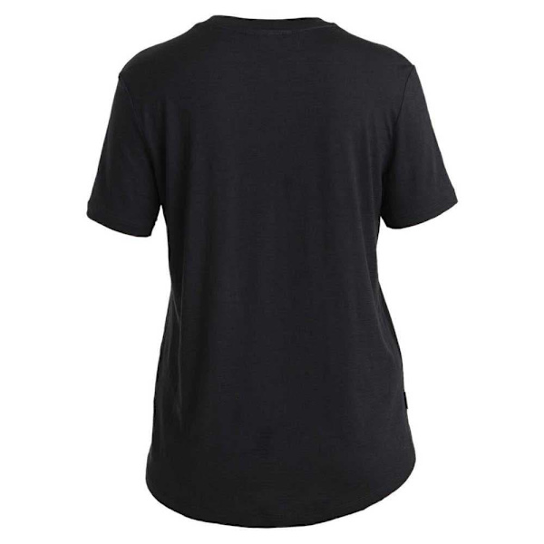 Icebreaker Merino 150 Tech Lite Iii Relaxed T-shirt Med Korte ærmer Sort S Kvinde