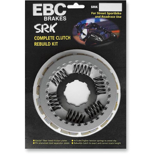 Ebc Srk Series Street Racer Aramid Fiber Srk095 Täysi Kytkin Musta