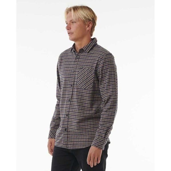 Rip Curl Classic Surf Checked Skjorte Med Lange ærmer Flerfarvet L Mand