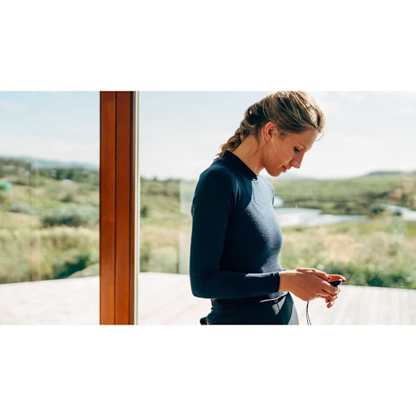 CafÉ Du Cycliste Cosette Langærmet Baselayer Blå XS Kvinde