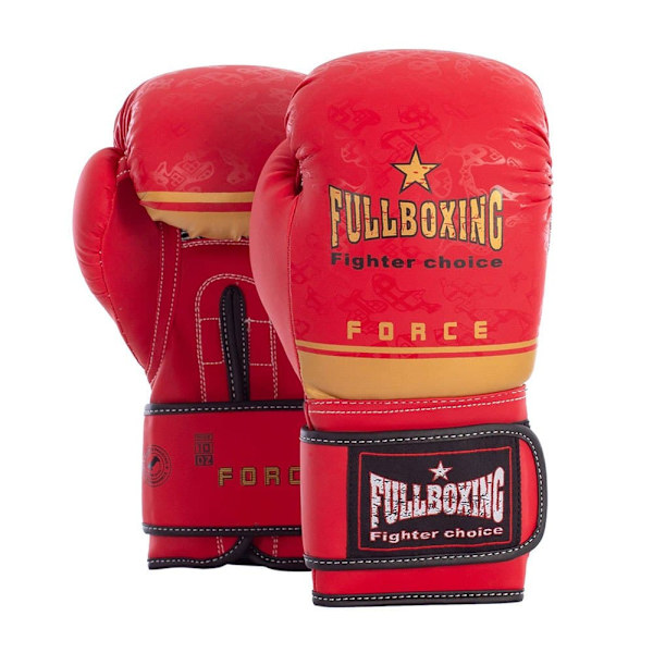 Fullboxing Boxningshandskar I Konstläder Force Röd 10 oz