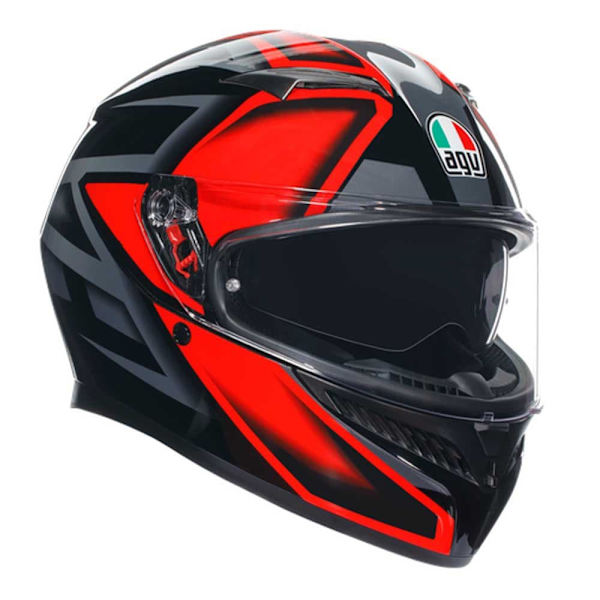 Agv Fullt Ansikte Hjälm K3 E2206 Mplk Svart L
