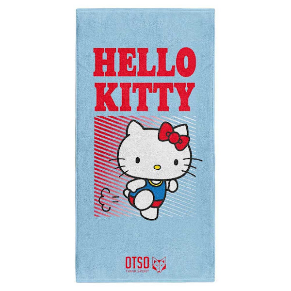 Otso Hello Kitty Stripes Håndklæde  150x75 cm