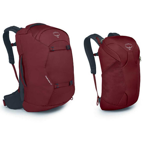 Osprey Reppu Fairview 55l Punainen