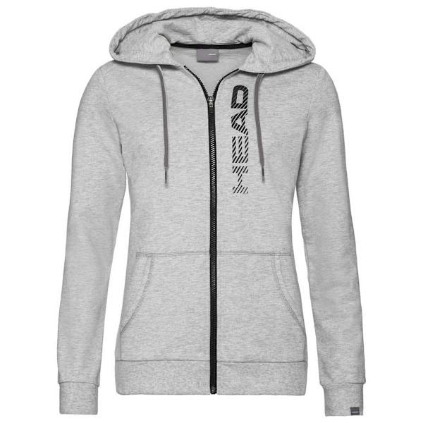 Head Racket Club Greta Sweatshirt Med Dragkedja Grå 3XL Kvinna