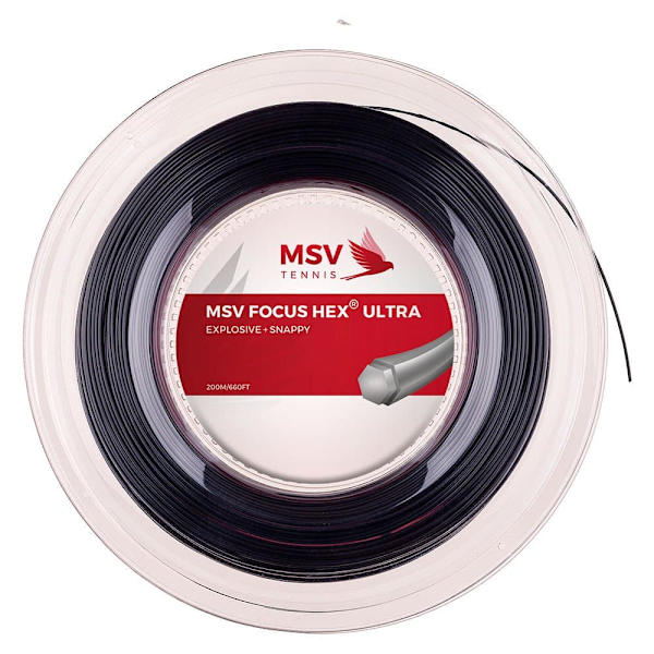 Msv Tenniskelan Kieli Focus Hex Ultra 200 M  1.25 mm