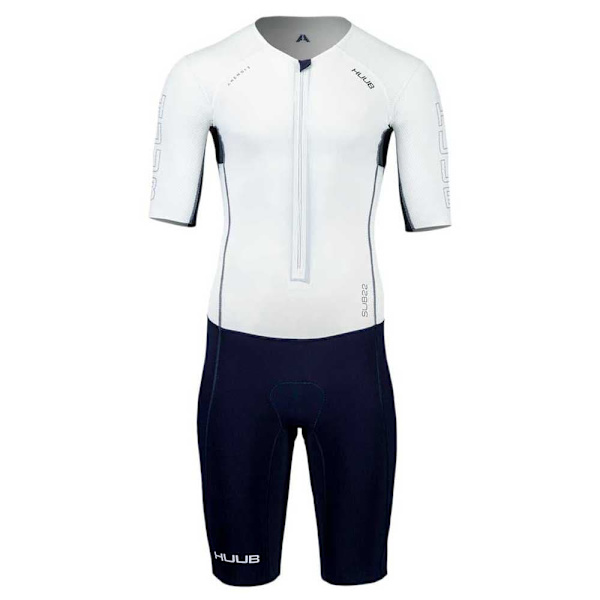 Huub Kortærmet Trisuit Anemoi 2 Sub22 Fl Hvid,Blå L Mand