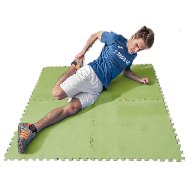 Gre Poolgulv Protector 4.5 Mm 9 Enheder Grøn 81 x 81 cm