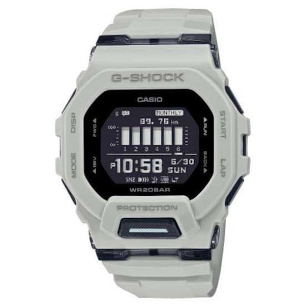 G-shock Rannekello Gbd-200uu-9er Hopeinen