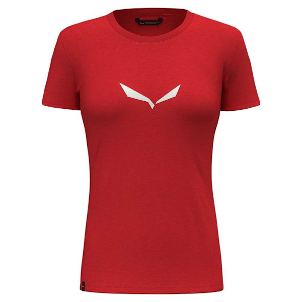 Salewa Solid Dry Lyhythihainen T-paita Punainen XL Nainen