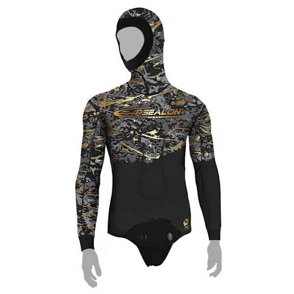 Epsealon Spearfishing Jakke Fusion 5 Mm Sort S