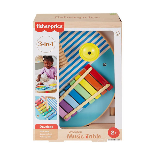 Fisher Price Træmusikbord