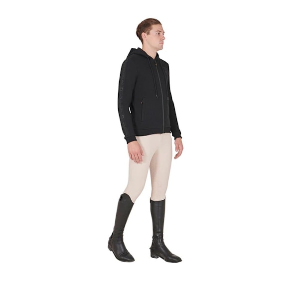 Equestro Inside Fleece Sweatshirt Med Dragkedja Svart XS Man