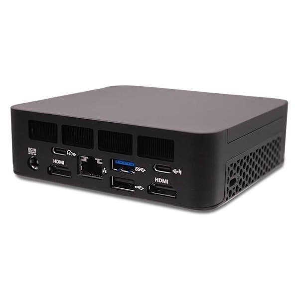 Aopen Den5128 I5-1240p/8gb/512gb Ssd Stationær Pc Sort
