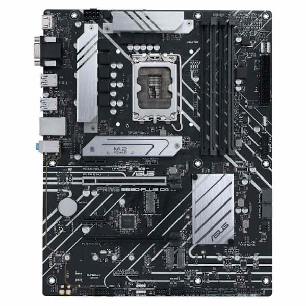 Asus Bundkort Prime B660-plus D4 Sort
